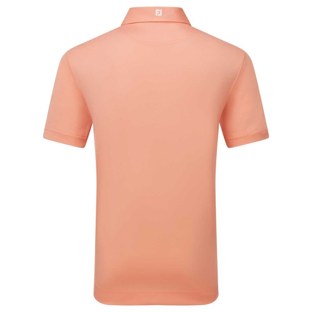 FJ Stretch Pique Solid – Papaya