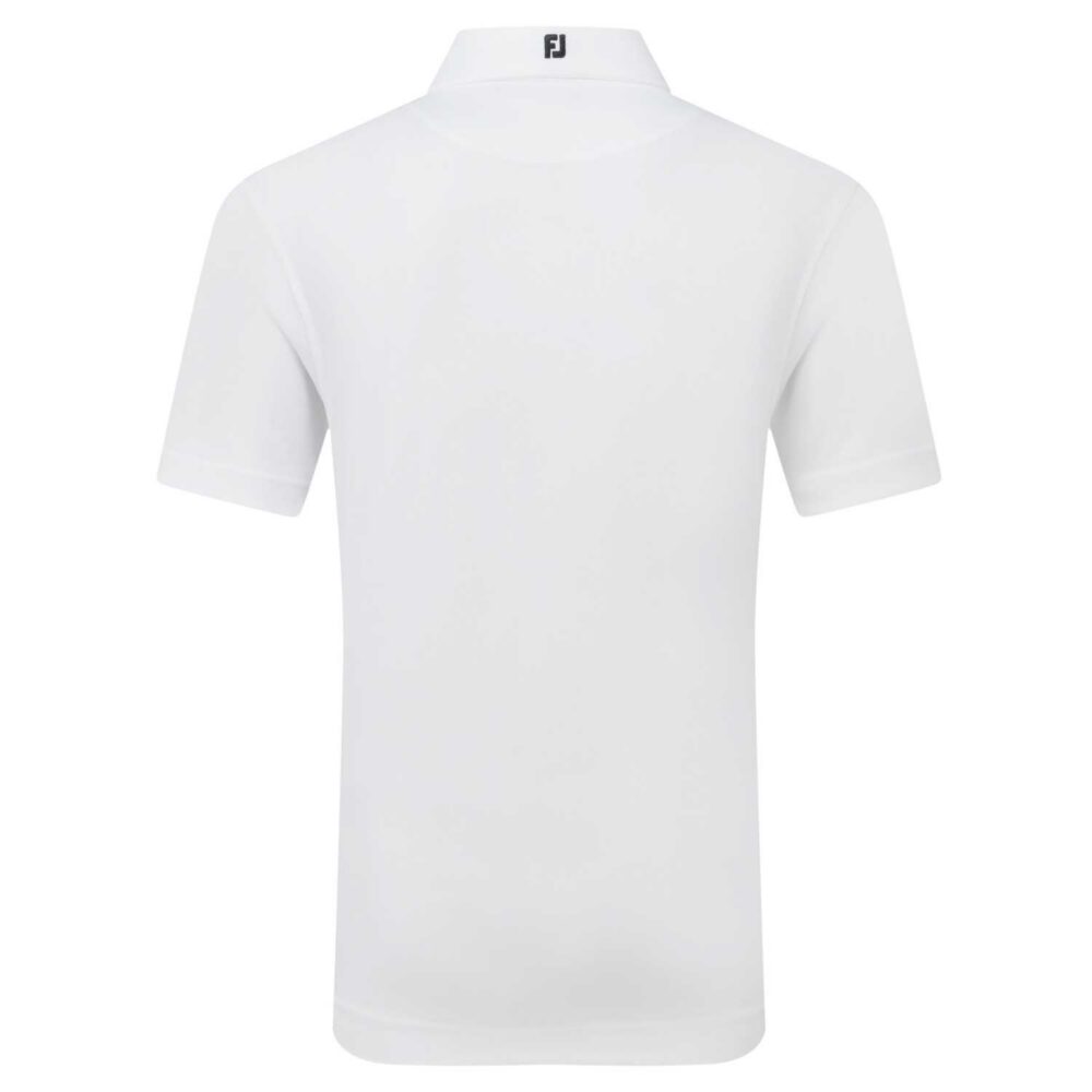 FJ Stretch Pique Solid – White