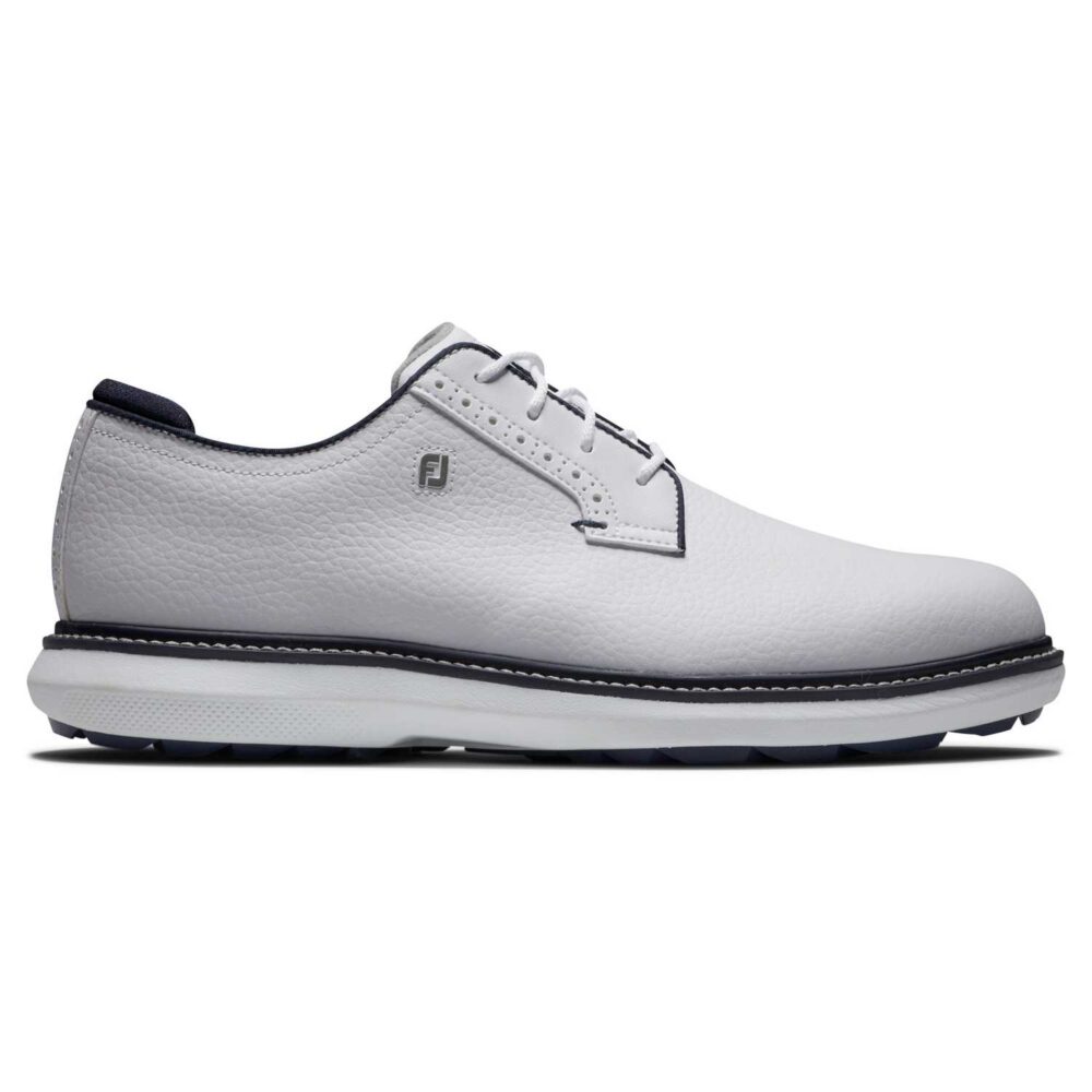 FootJoy Traditions Blucher Spikeless – White – Navy