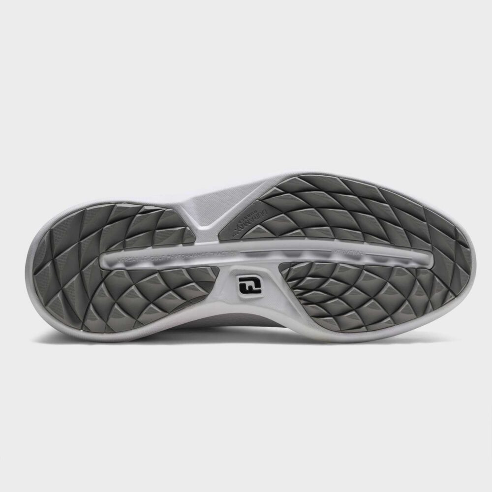 FootJoy Traditions Blucher Spikeless – White – Black – Rouge