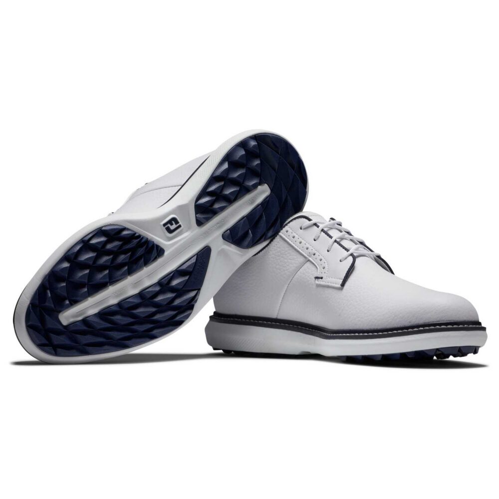 FootJoy Traditions Blucher Spikeless – White – Navy