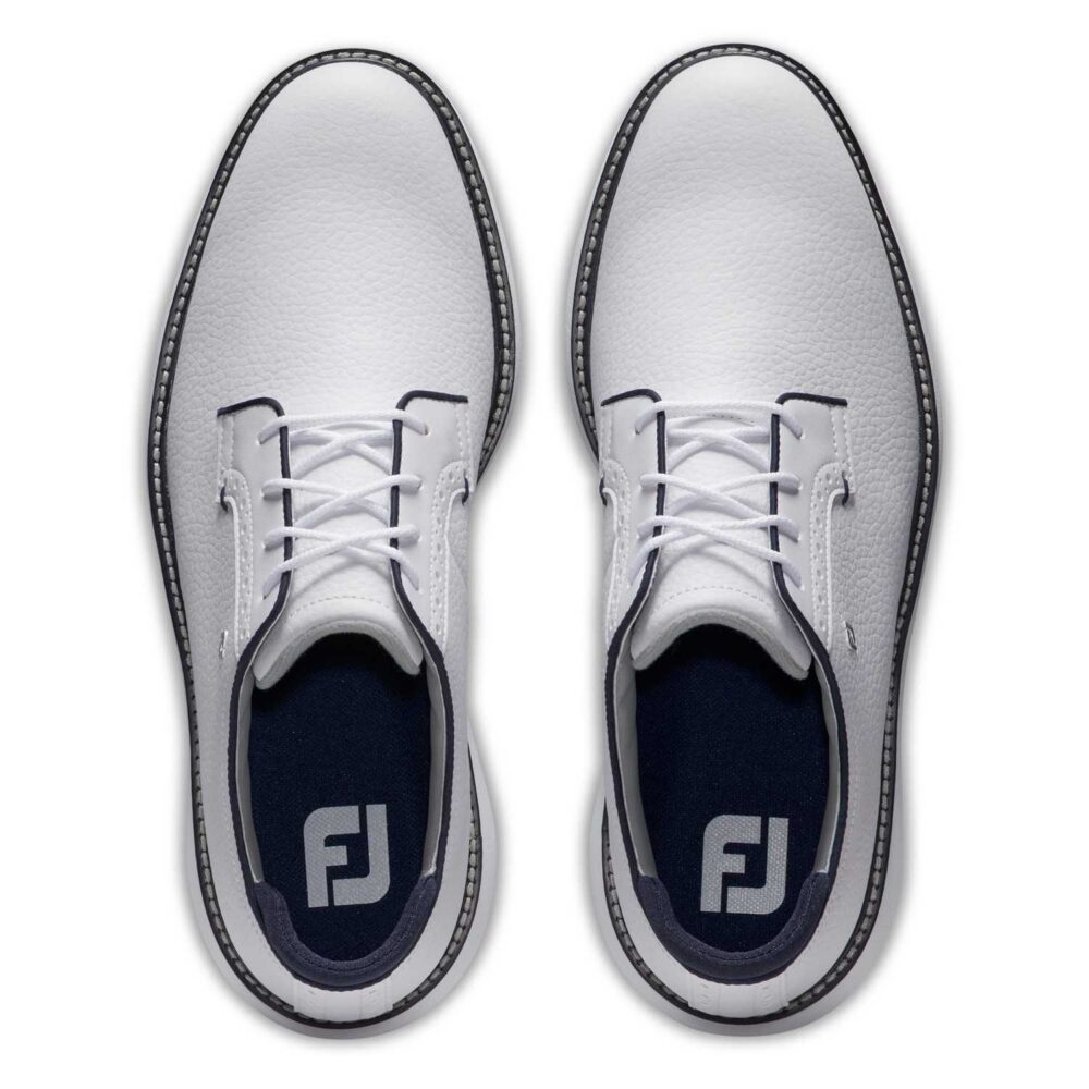 FootJoy Traditions Blucher Spikeless – White – Navy