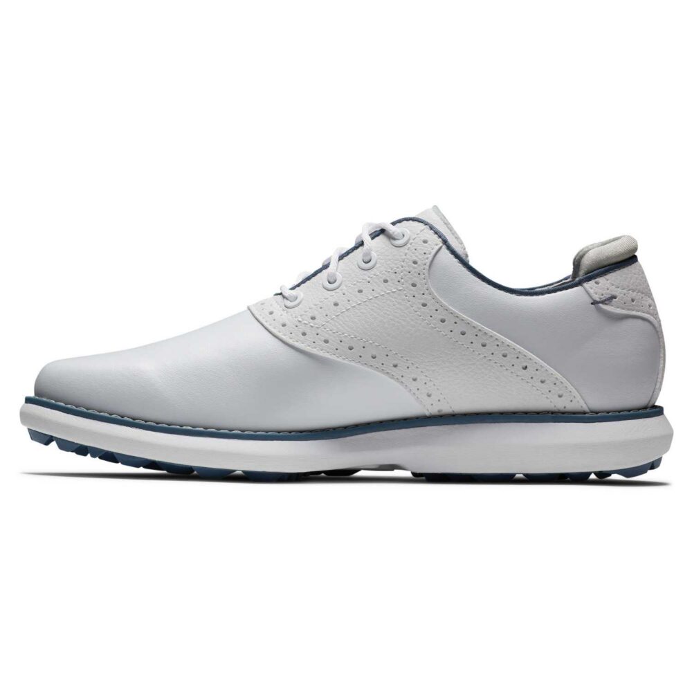 FootJoy Traditions Spikeless Women - White - blue - Grey 1 FootJoy Traditions Spikeless Women – White – blue – Grey