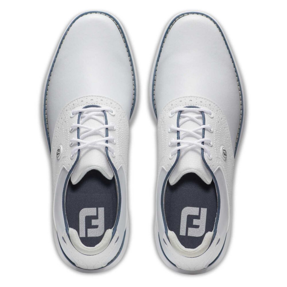FootJoy Traditions Spikeless Women - White - blue - Grey 4 FootJoy Traditions Spikeless Women – White – blue – Grey