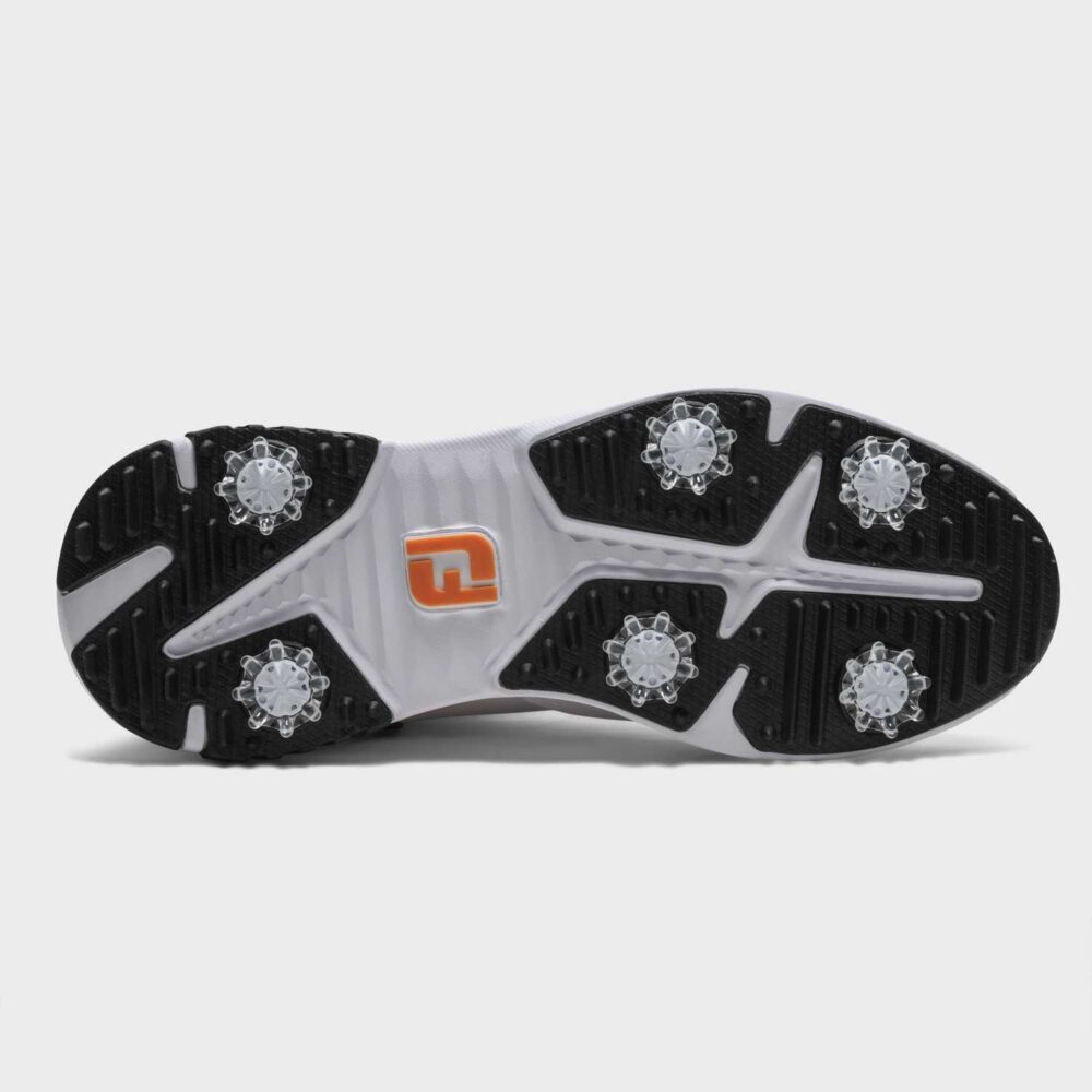 FootJoy Tour Rival - White - Black - Orange 3 FootJoy Tour Rival – White – Black – Orange