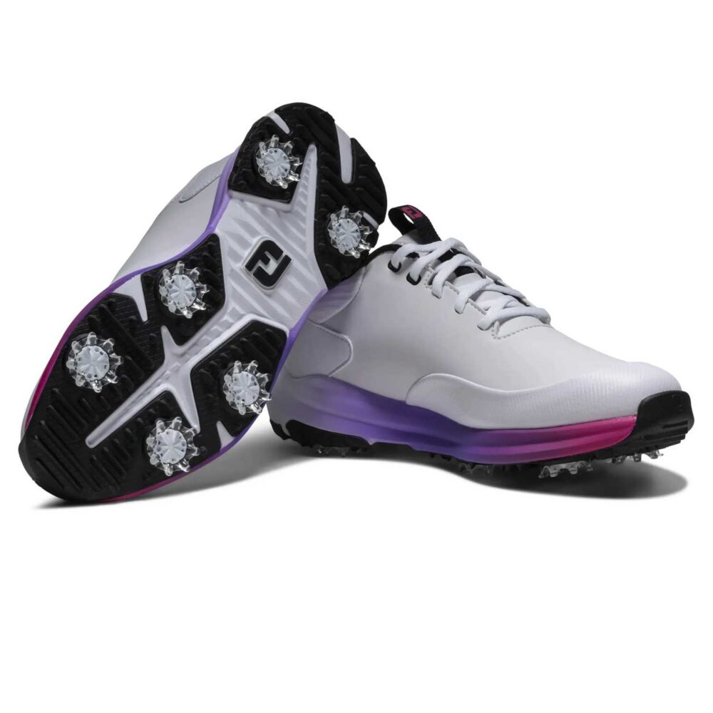 FootJoy Tour Rival - White - Sil - Pink 3 FootJoy Tour Rival – White – Sil – Pink