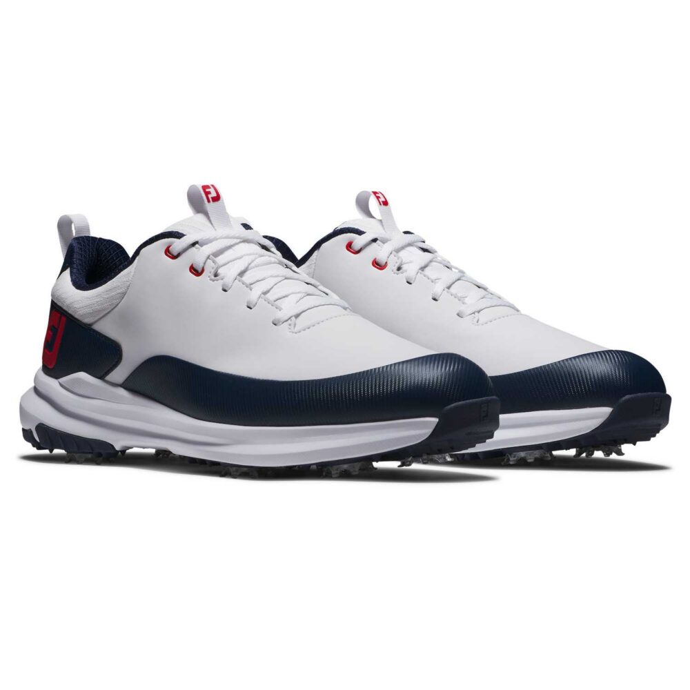 FootJoy Tour Rival - White - Navy - Red 3 FootJoy Tour Rival – White – Navy – Red