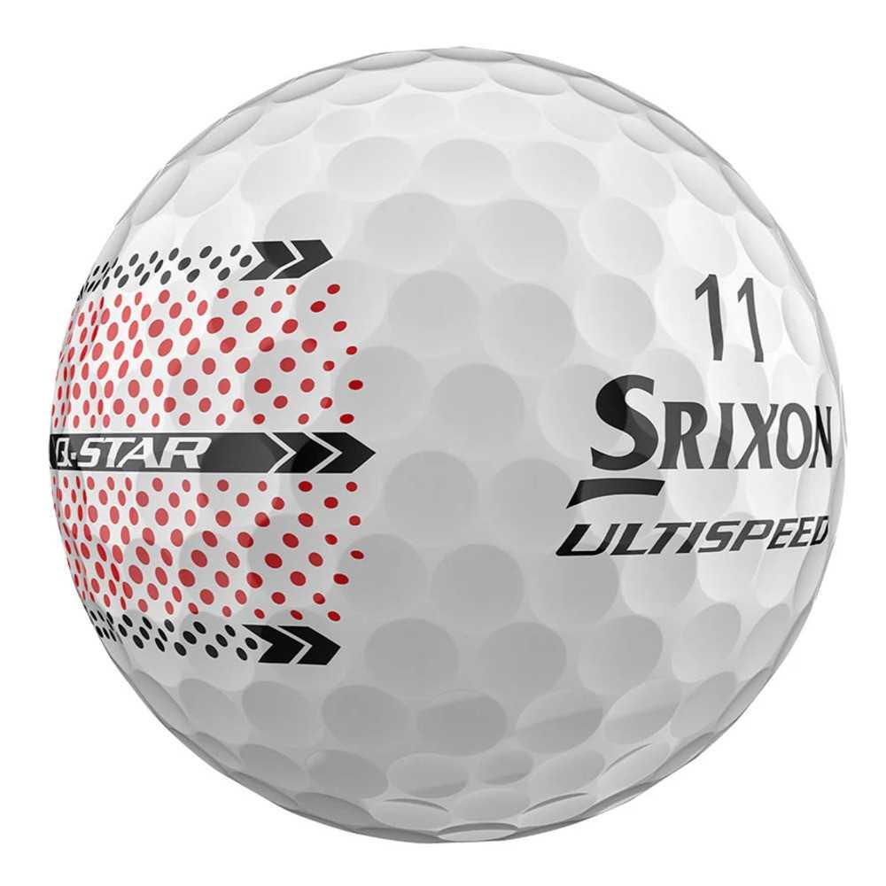 Srixon Q-Star Ultispeed Trackline - White - Cx 12 1 Srixon Q-Star Ultispeed Trackline – White – Cx 12