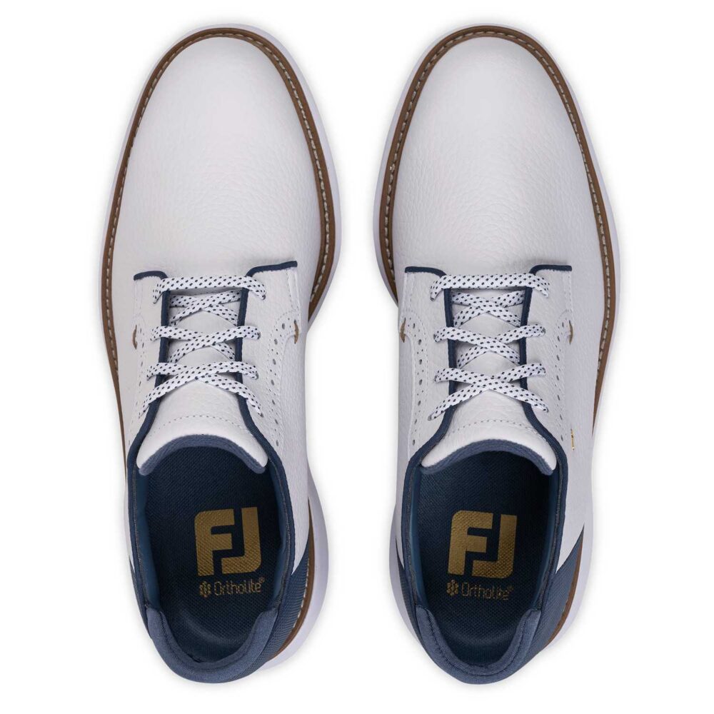 FootJoy Traditions Blucher - White - Blue - Tan 5 FootJoy Traditions Blucher – White – Blue – Tan