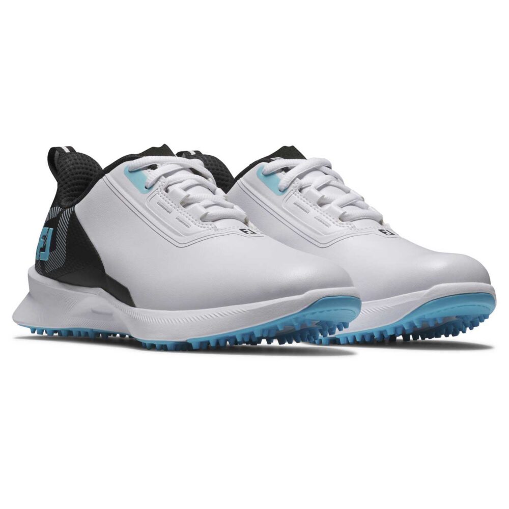 FootJoy Junior White - blue 2 FootJoy Junior White – blue
