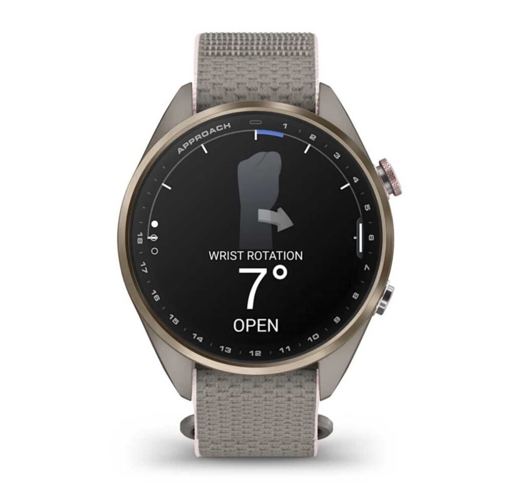 Garmin Approach S72, 43mm - Soft Gold - Blush Pink