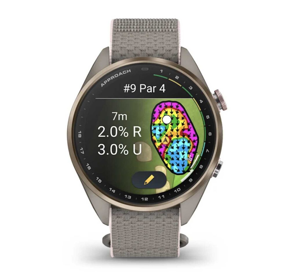 Garmin Approach S72, 43mm - Soft Gold - Blush Pink