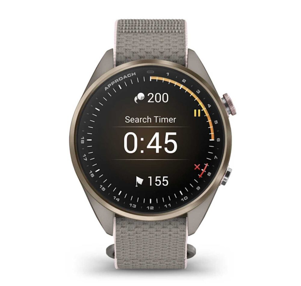Garmin Approach S72, 43mm - Soft Gold - Blush Pink