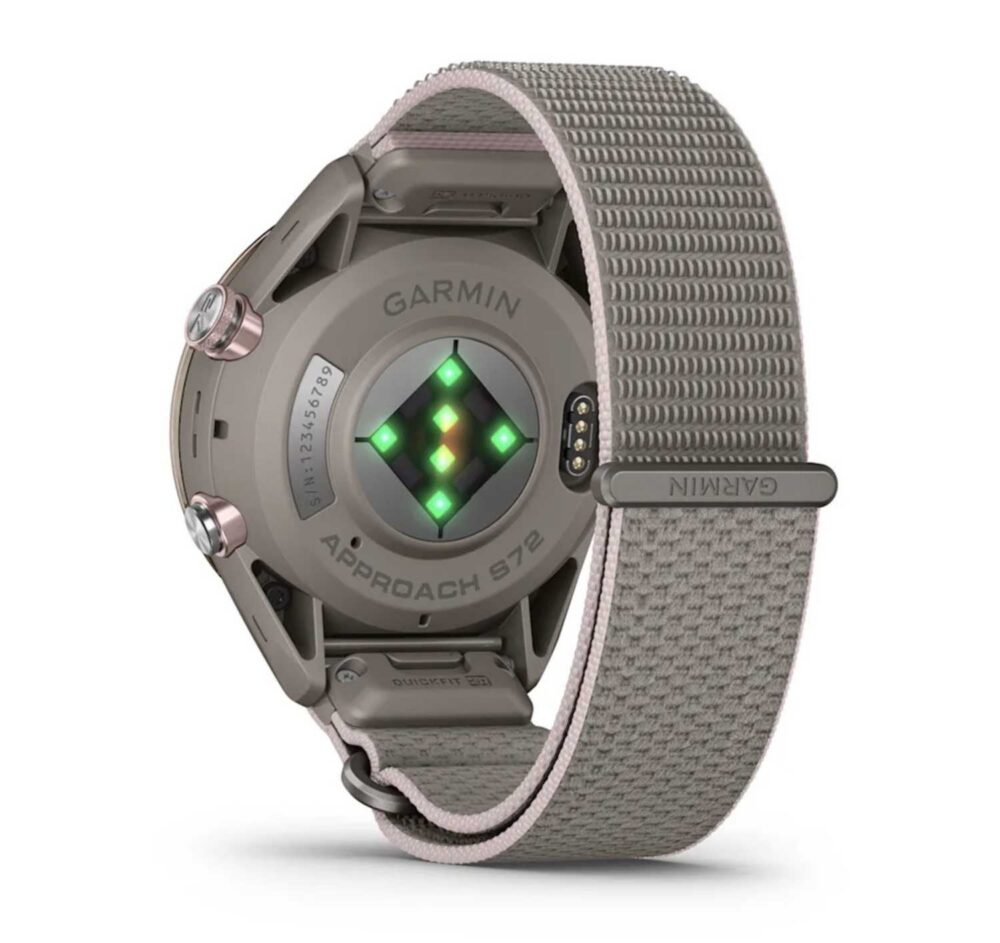Garmin Approach S72, 43mm - Soft Gold - Blush Pink