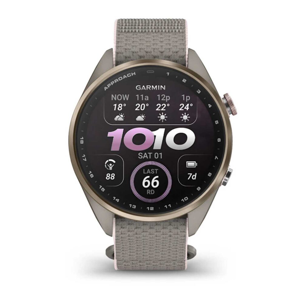 Garmin Approach S72, 47mm - Silver - Citron