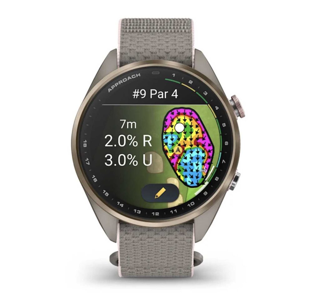 Garmin Approach S72, 47mm - Silver - Citron