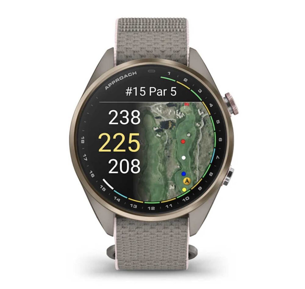 Garmin Approach S72, 47mm - Silver - Citron