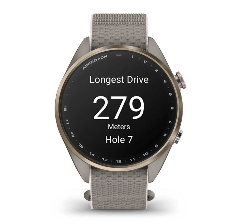 Garmin Approach S72, 47mm - Silver - Citron