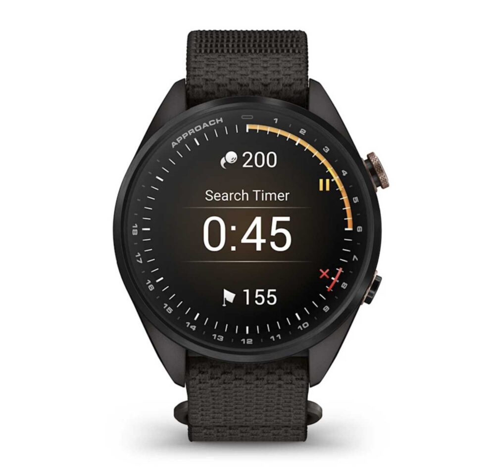 Garmin Approach S72, 43mm - Carbon Grey - Heritage Bronze