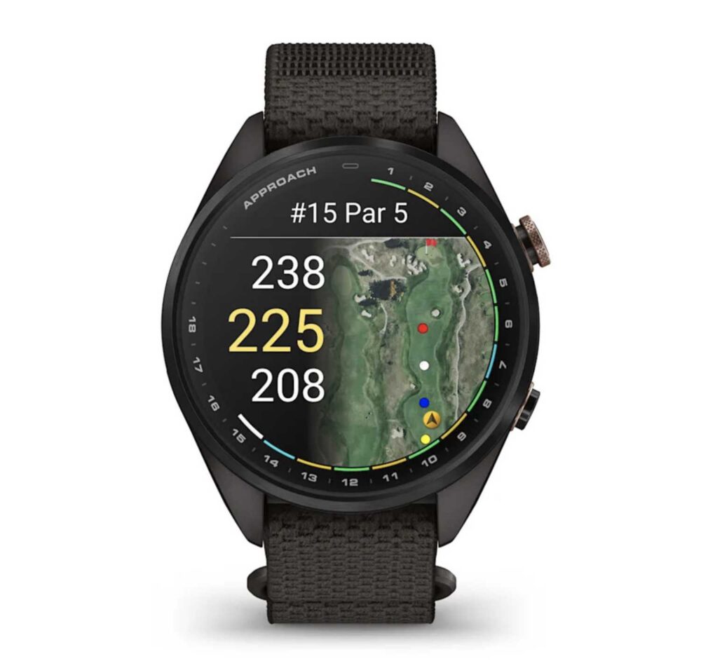 Garmin Approach S72, 47mm - Carbon Grey - Red