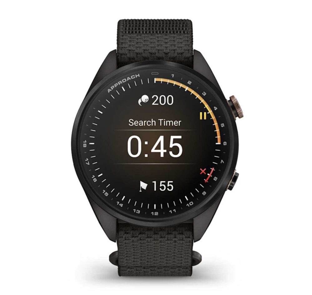 Garmin Approach S72, 47mm - Carbon Grey - Red