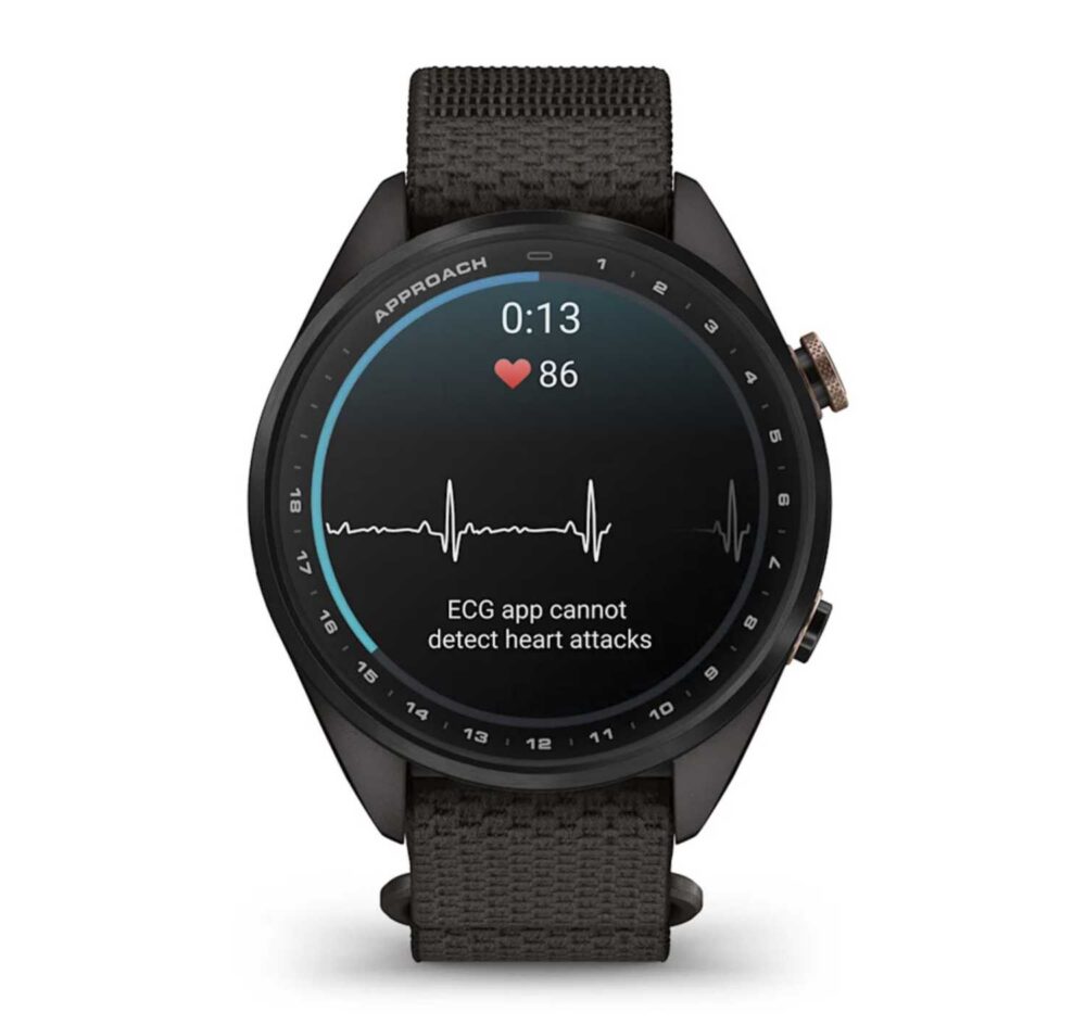 Garmin Approach S72, 47mm - Carbon Grey - Red