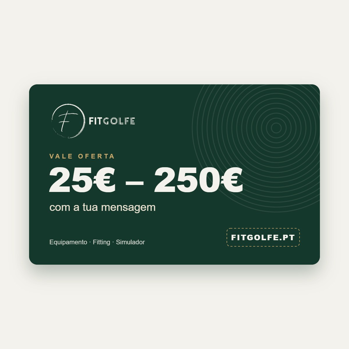 Vale Oferta FitGolfe
